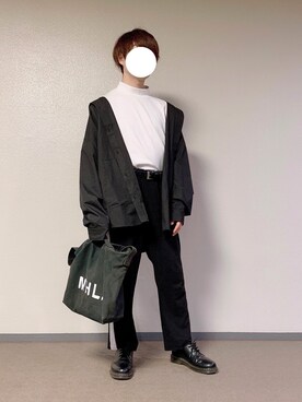 「SENSE OF PLACE by URBAN RESEAR」｜「アイテム（ブルゾン）」を使った、Riskeさん（メンズ・168cm）の春コーディネート