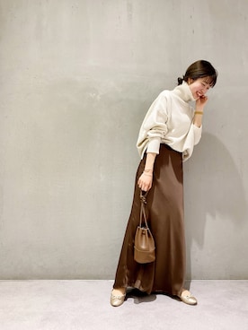 rionaさん（レディース・158cm）の冬コーディネート