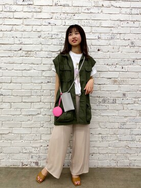 rionaさん（レディース・158cm）の春コーディネート