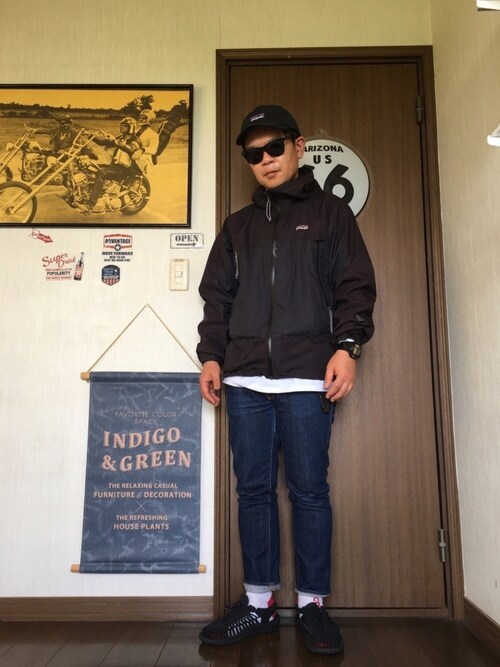 キタミカド ケンタロー Patagoniaのキャップを使ったコーディネート Wear