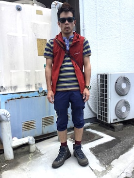「モヒカン」｜ぶーもんさん（メンズ・165cm）の春コーディネート