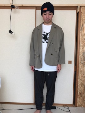 「IKEA（イケア）のアイテム（その他）」を使った、にちれいさん（メンズ・172cm）の秋コーディネート