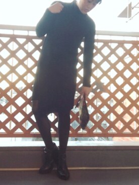 ゆかりさん（レディース・160cm）の冬コーディネート