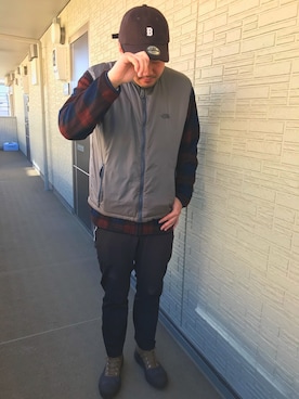「O（オー）のアイテム（パンツ）」を使った、buunooさん（メンズ・178cm）の冬コーディネート