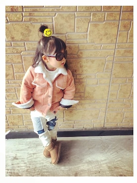 la-ponさん（キッズ・90cm）の冬コーディネート