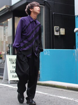 「エトセンス」｜「アイテム（ブーツ）」を使った、すけのすけさん（メンズ・172cm）の秋コーディネート