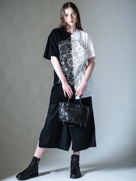 「JOHNNY WOLF（ジョニーウルフ）のアイテム（バッグ）」を使った、Goichi Numanoさん（メンズ・175cm）の夏コーディネート