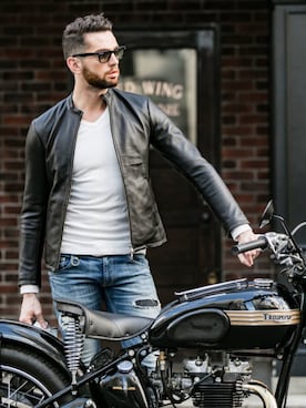 「Buffalo Bobs（バッファローボブズ）のアイテム（ジャケット/アウター）」を使った、Goichi Numanoさん（メンズ・174cm）の秋コーディネート