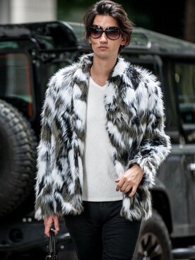 「Buffalo Bobs（バッファローボブズ）のアイテム（ブルゾン）」を使った、Goichi Numanoさん（メンズ・174cm）の秋コーディネート