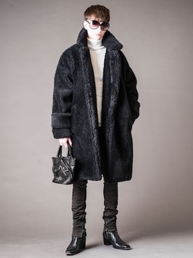 「Buffalo Bobs（バッファローボブズ）のアイテム（ブーツ）」を使った、Goichi Numanoさん（メンズ・174cm）の秋コーディネート