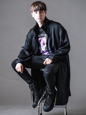 「ショップコート」｜「アイテム（その他アウター）」を使った、Goichi Numanoさん（メンズ・174cm）の冬コーディネート