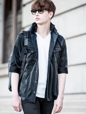 「Buffalo Bobs（バッファローボブズ）のアイテム（バッグ）」を使った、Goichi Numanoさん（メンズ・174cm）の夏コーディネート