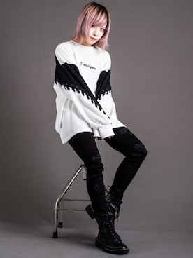 「Buffalo Bobs（バッファローボブズ）のアイテム（ブーツ）」を使った、Goichi Numanoさん（メンズ・174cm）の春コーディネート
