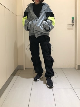 「DANKE SCHON（ダンケシェーン）のアイテム（ブルゾン）」を使った、EMII SHOJIさん（レディース・156cm）の秋コーディネート
