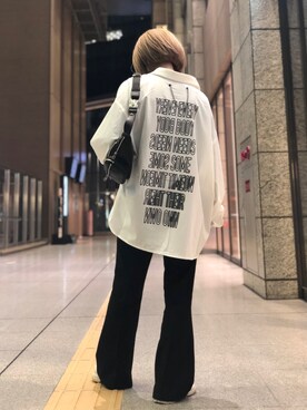 「L.H.P Private Brand（エルエイチピープライベートブランド）のアイテム」を使った、EMII SHOJIさん（レディース・156cm）の秋コーディネート