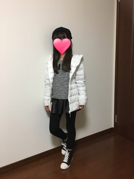 「アイテム（ダウンジャケット/コート）」を使った、ruiさん（キッズ・136cm）の冬コーディネート