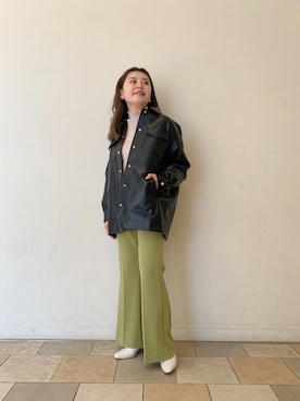 「prose verse（プロズヴェール）のアイテム（ブルゾン）」を使った、ももぞうさん（レディース・154cm）の秋コーディネート