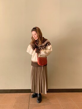 「UNIQLO（ユニクロ）のアイテム（その他シューズ）」を使った、ももぞうさん（レディース・154cm）の冬コーディネート