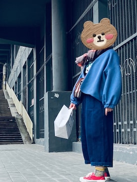 「ALLUMER（アリュメール）のアイテム（ノーカラージャケット）」を使った、Siloneさん（レディース・165cm）の春コーディネート