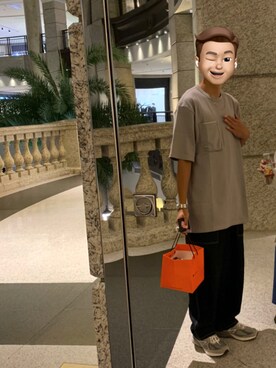 「niko and...（ニコアンド）のペインターデニムパンツ（デニムパンツ）」を使った、LTFさん（メンズ・176cm）の秋コーディネート