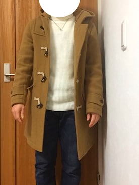 「アイテム（ダッフルコート）」を使った、yuukiさん（メンズ・160cm・10代）の冬コーディネート