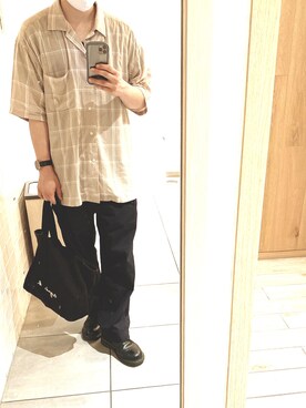 yuukiさんの「【WEB限定】GO03-01  ロゴトートバッグ」を使ったコーディネート
