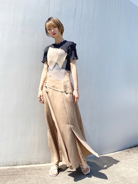 RENAさん（レディース・161cm）の夏コーディネート