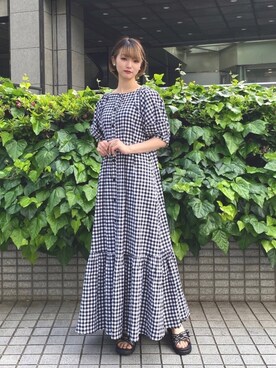 RENAさん（レディース・161cm）の夏コーディネート