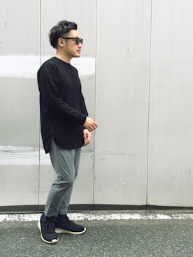 福岡史明さん（メンズ・162cm）の秋コーディネート