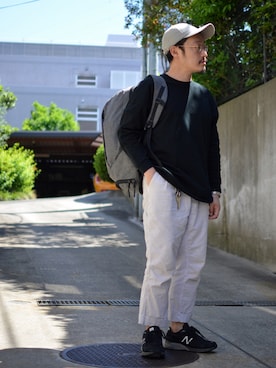 福岡史明さん（メンズ・162cm）の春コーディネート