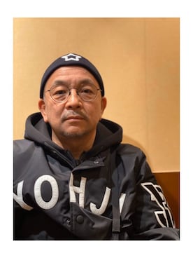 「Y-3（ワイスリー）のアイテム（ジャケット/アウター）」を使った、中野英雄さん（メンズ・170cm）の冬コーディネート