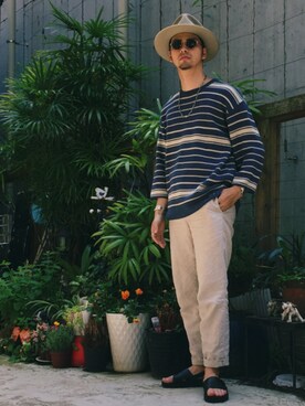 「LARRY SMITH（ラリースミス）のアイテム」を使った、yamazakiさん（メンズ・170cm）の春コーディネート