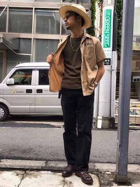 「LARRY SMITH（ラリースミス）のアイテム」を使った、yamazakiさん（メンズ・170cm）の春コーディネート