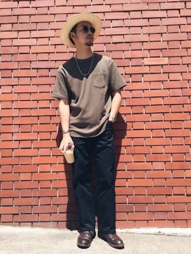 「LARRY SMITH（ラリースミス）のアイテム」を使った、yamazakiさん（メンズ・170cm）の夏コーディネート