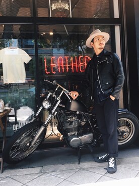 「schott（ショット）のSchott/ショット/URBAN CHINO PANTS/アーバン チノパンツ（チノパンツ）」を使った、yamazakiさん（メンズ・170cm）の秋コーディネート