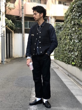 「LARRY SMITH（ラリースミス）のアイテム」を使った、yamazakiさん（メンズ・170cm）の春コーディネート