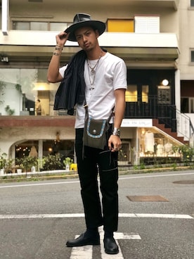 「LARRY SMITH（ラリースミス）のアイテム」を使った、yamazakiさん（メンズ・170cm）の春コーディネート
