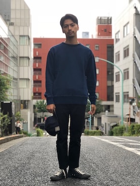 「schott（ショット）のアイテム（キャップ）」を使った、yamazakiさん（メンズ・170cm）の秋コーディネート