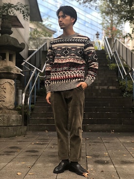 「シンプルおしゃれが好き」｜yamazakiさん（メンズ・170cm）の秋コーディネート