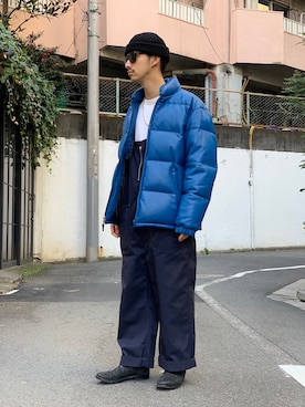「ニットキャップ」｜yamazakiさん（メンズ・170cm・20代）の冬コーディネート