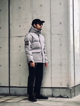 「schott（ショット）のSchott/ショット/LENOX/サングラス　日本製（サングラス）」を使った、yamazakiさん（メンズ・170cm）の秋コーディネート