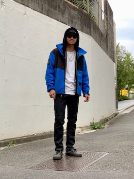 「schott（ショット）のアイテム（キャップ）」を使った、yamazakiさん（メンズ・170cm）の秋コーディネート