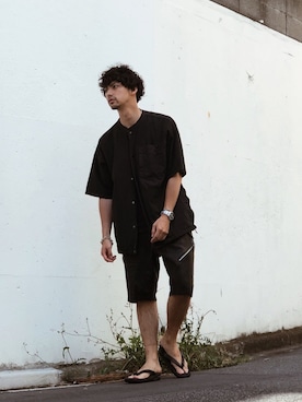 「REMI RELIEF（レミレリーフ）のアイテム」を使った、yamazakiさん（メンズ・170cm）の夏コーディネート