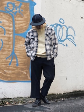 「THE FACTORY MADE（ザ ファクトリー メイド）のアイテム」を使った、yamazakiさん（メンズ・170cm）の冬コーディネート