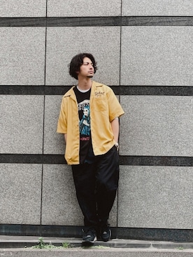 「Schott(ショット)のアイテム(シャツ/ブラウス)」を使った、yamazakiさん(メンズ・170cm)の春コーディネート