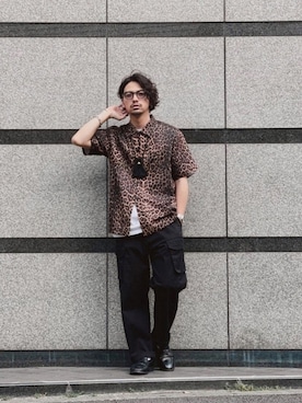 「schott（ショット）のアイテム（パンツ）」を使った、yamazakiさん（メンズ・170cm）の春コーディネート