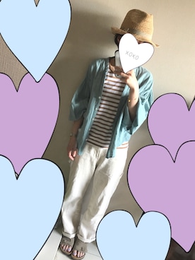 「ビリケンシュトック」｜outaさん（レディース・158cm）の夏コーディネート