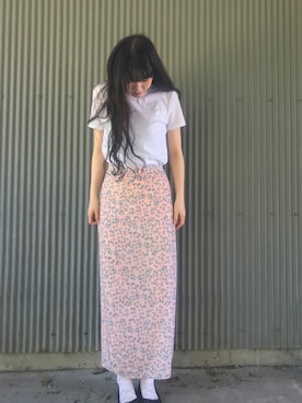 「Another Edition」｜「アイテム（スカート）」を使った、sayaさん（レディース・160cm）の夏コーディネート
