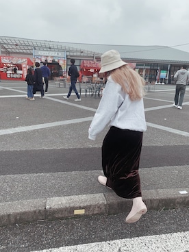 「SENSE OF PLACE by URBAN RESEAR」｜「アイテム（スウェット）」を使った、sayaさん（レディース・161cm）の秋コーディネート