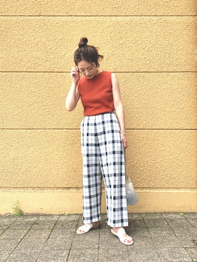 CHISAさん（レディース・158cm）の夏コーディネート